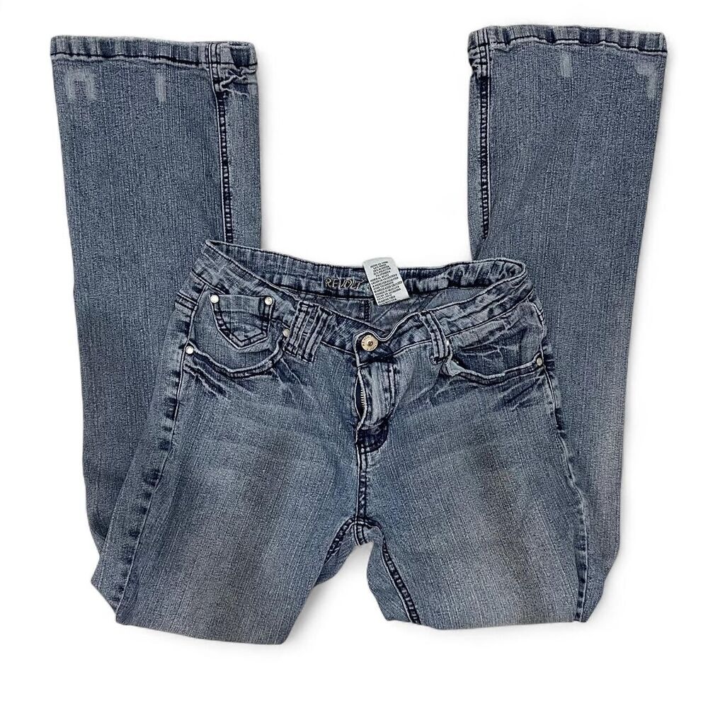 Revolt Women's Blue and Grey Jeans